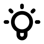 Lightbulb Alt SVG Icon